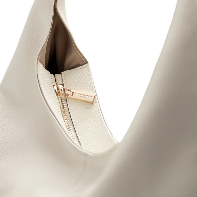Isabel Bernard Honoré Grace sac bandoulière en cuir crème de veau IB25093-070