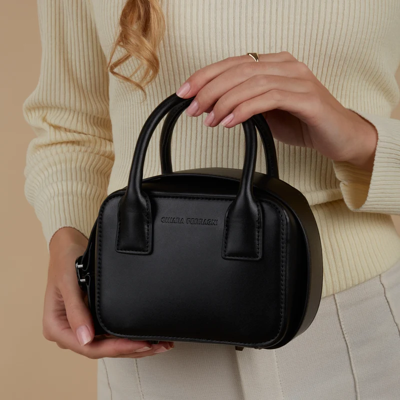 Chiara Ferragni Eyelike Sac Besace Noir 75SB4BBD-ZS517-899