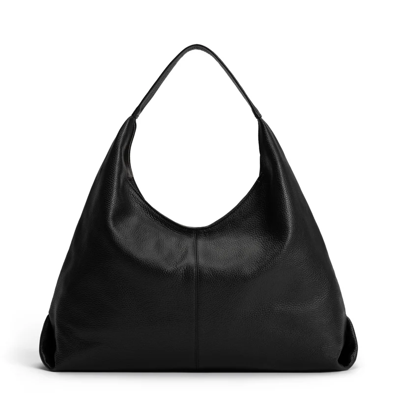 Isabel Bernard Honoré Grace sac bandoulière en cuir noir de veau IB25093-001