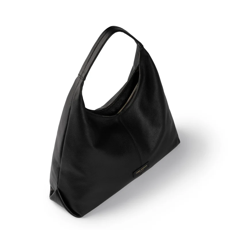 Isabel Bernard Honoré Grace sac bandoulière en cuir noir de veau IB25093-001