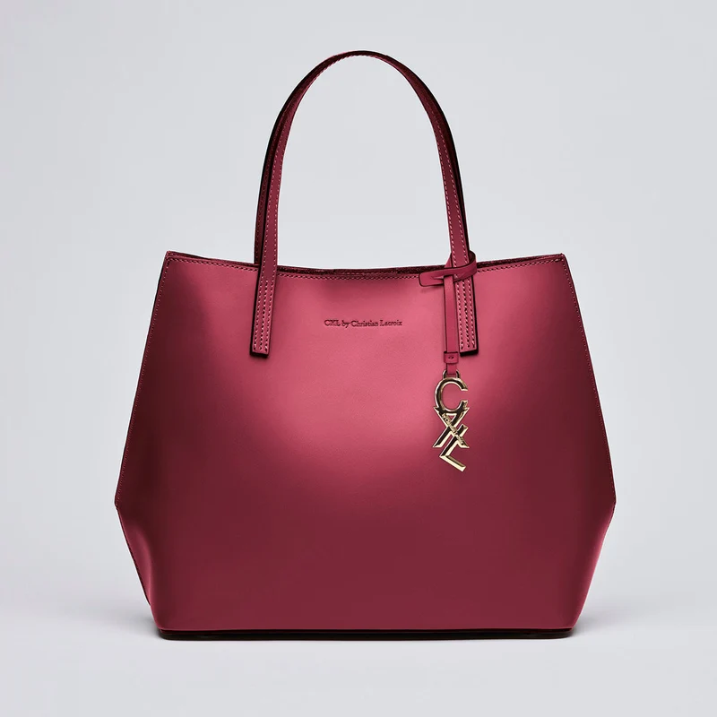 Sac cabas Rivoli en cuir de veau italien avec pochette amovible