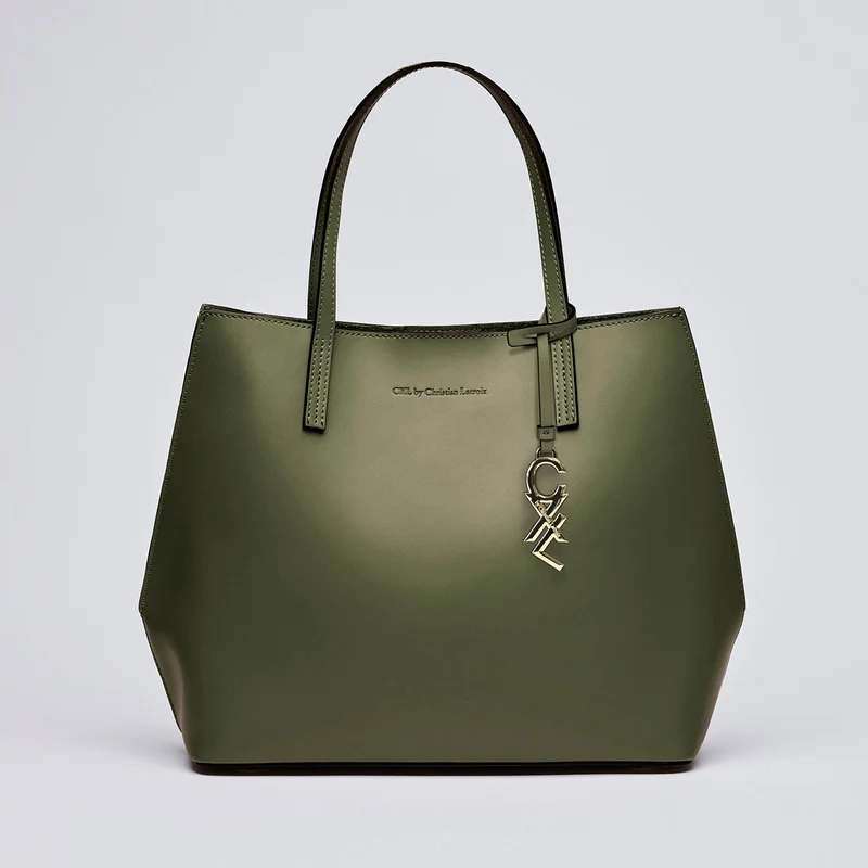 Sac cabas Rivoli en cuir de veau italien avec pochette amovible