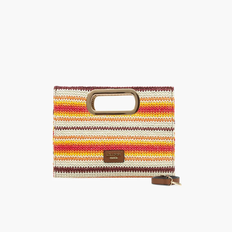 Petit sac shopper orange Sartene