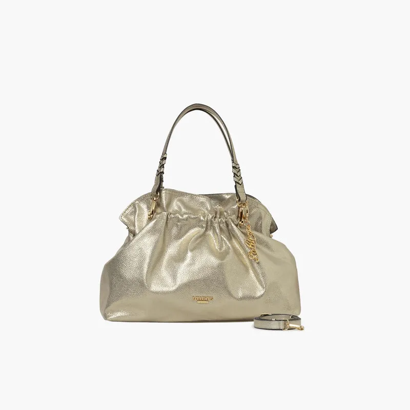 Petit sac shopper doré Shania