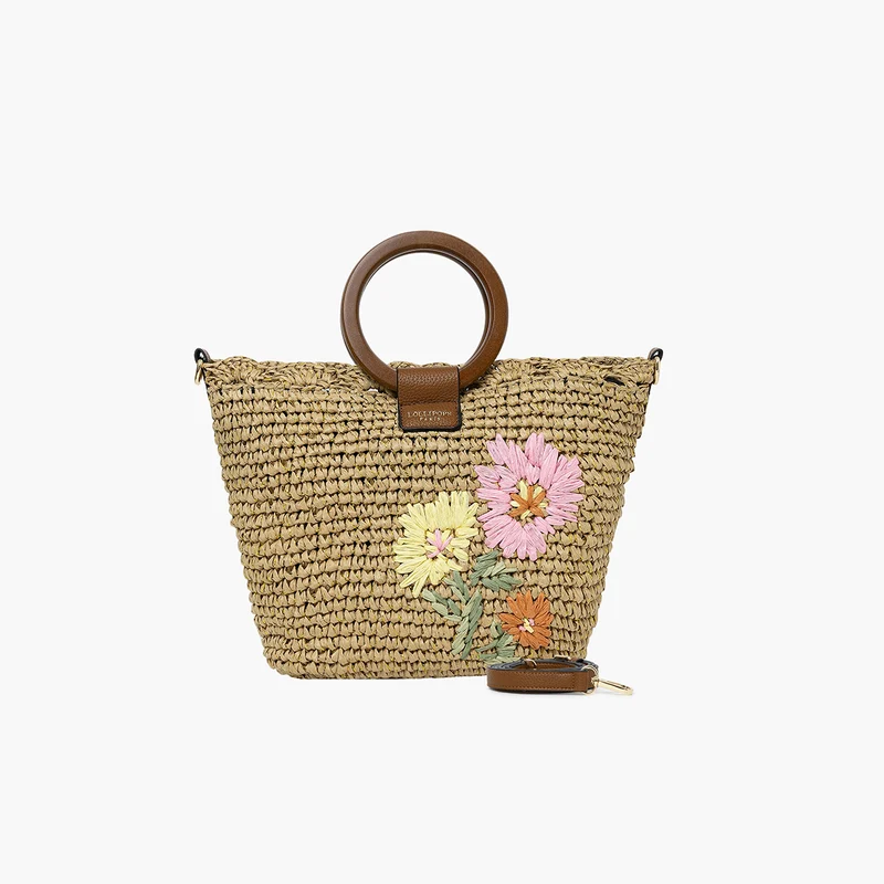 Sac panier beige Sybile