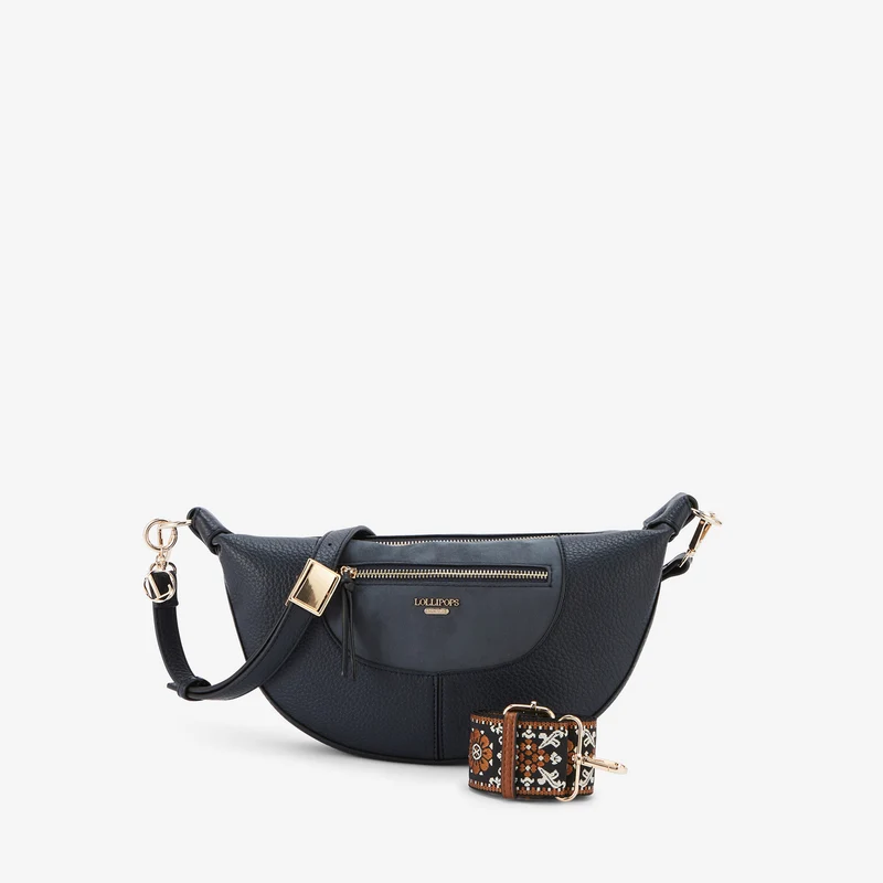 Sac porté épaule bleu marine Raven