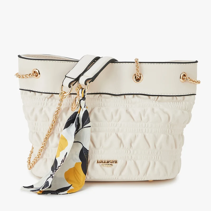 Sac seau blanc Lixa