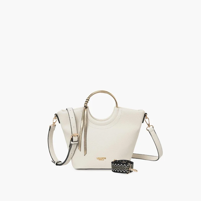 Petit sac shopper ivoire Sefa