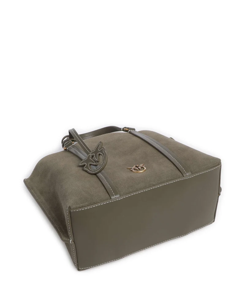 Pinko Carrie Classic Sac à main verde/oliva scuro/antique gold