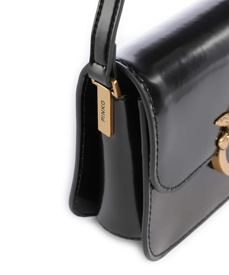 Pinko Love Box Mini Sac bandoulière nero/antique gold
