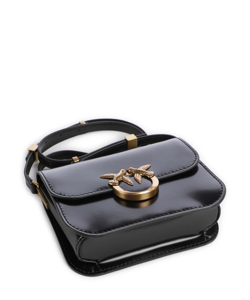Pinko Love Box Mini Sac bandoulière nero/antique gold