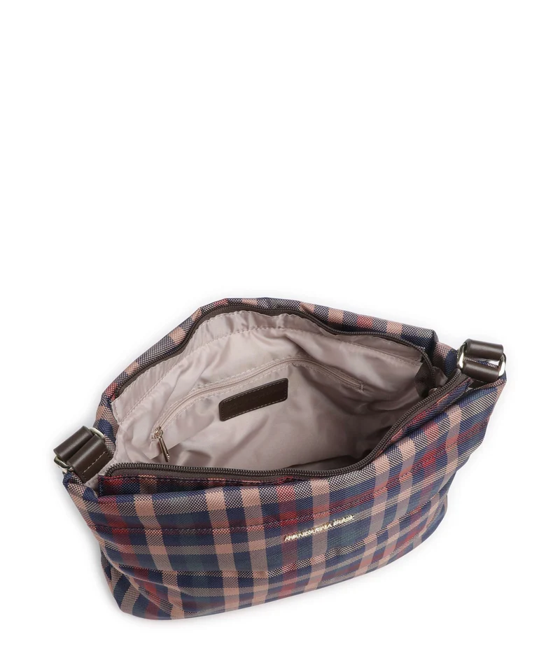 Mandarina Duck Tartan Sac bandoulière tartan brown