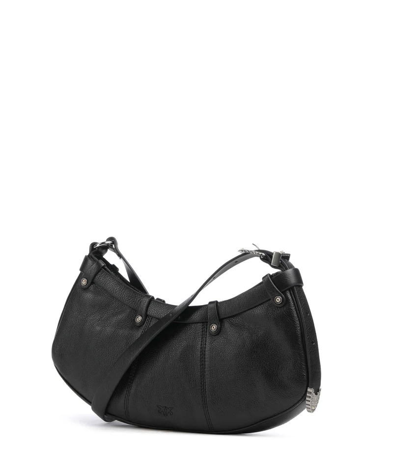 Pinko Pocket Mini Sac porté épaule nero limousine/mix gold