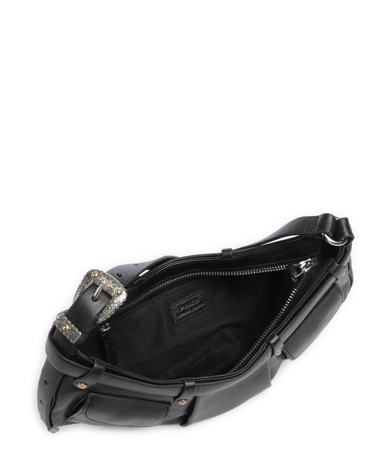 Pinko Pocket Mini Sac porté épaule nero limousine/mix gold