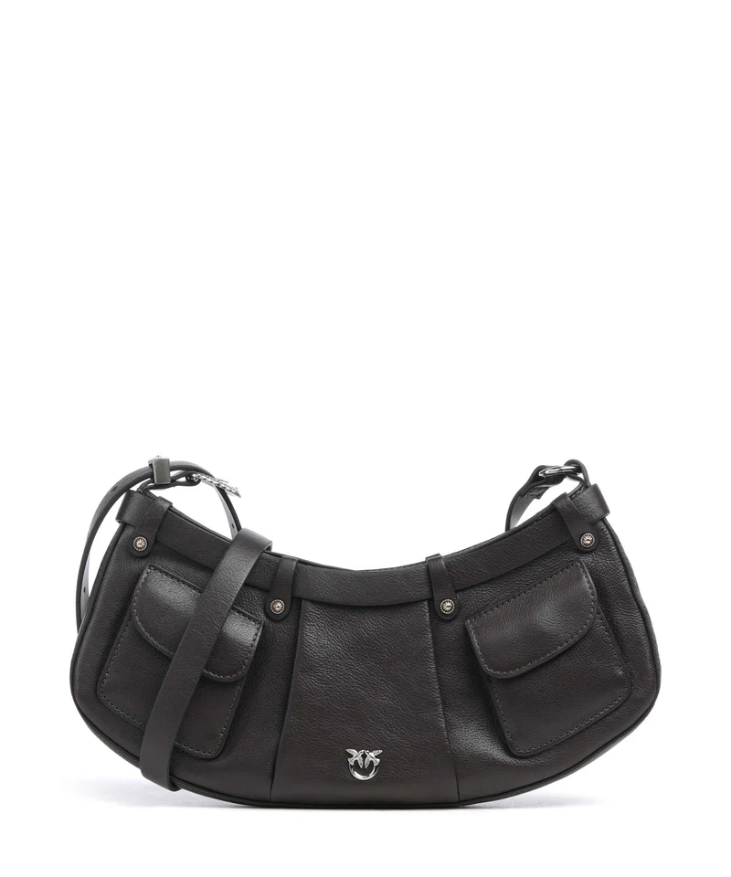 Pinko Pocket Mini Sac porté épaule marrone marasca/mix gold