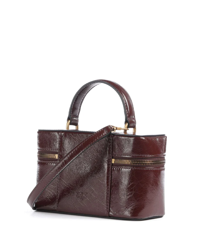 Pinko Vanity Mini Sac bandoulière castano intenso/antique gold