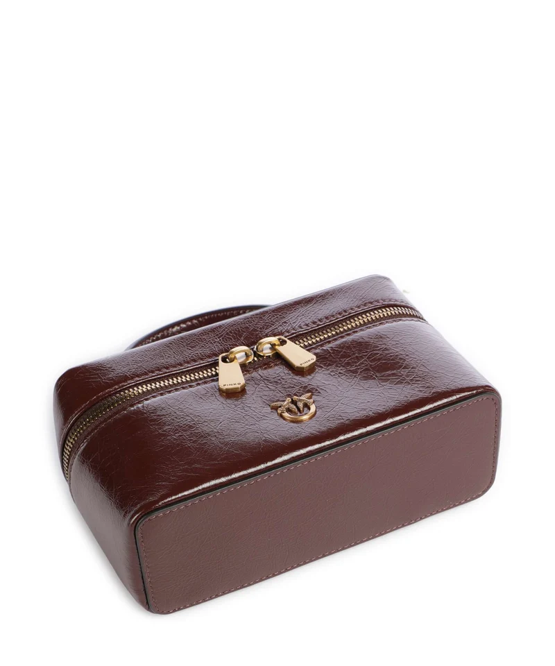 Pinko Vanity Mini Sac bandoulière castano intenso/antique gold
