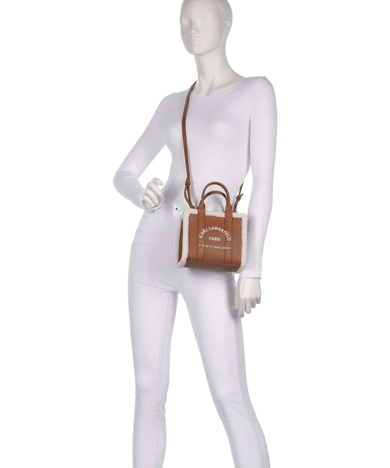 Karl Lagerfeld K/Rue St Guillaume Mini Sac bandoulière dark tan