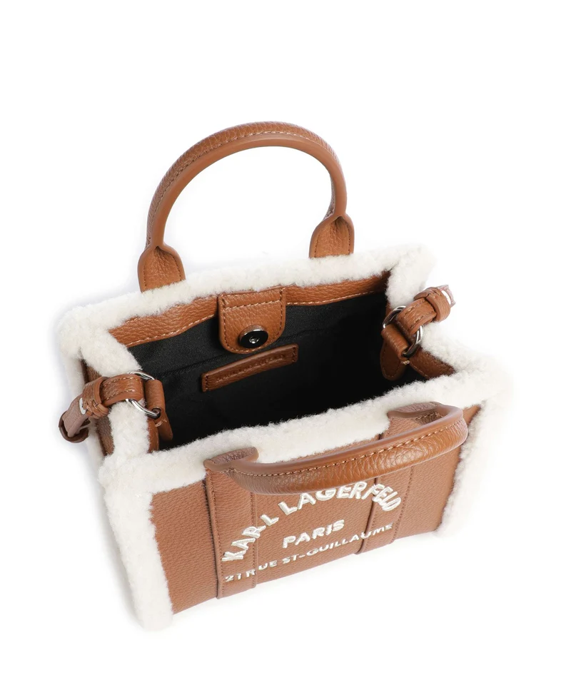 Karl Lagerfeld K/Rue St Guillaume Mini Sac bandoulière dark tan