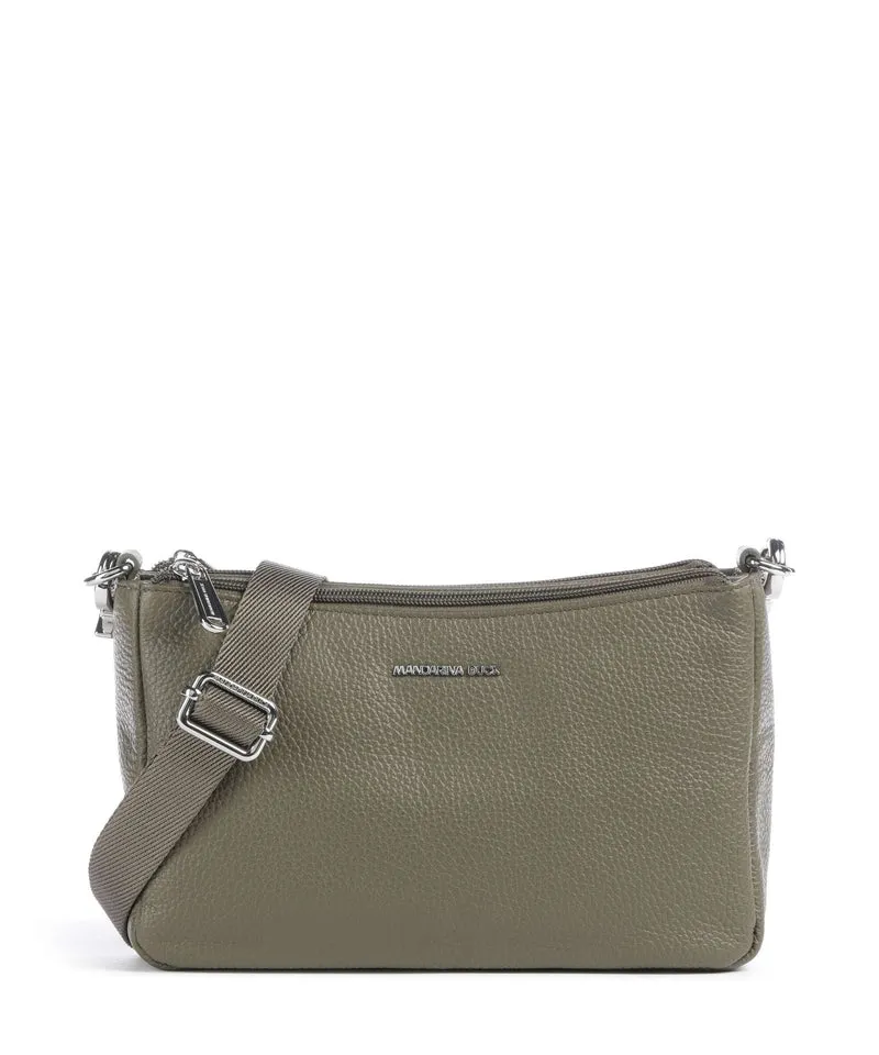 Mandarina Duck Mellow Leather Sac bandoulière winter olive