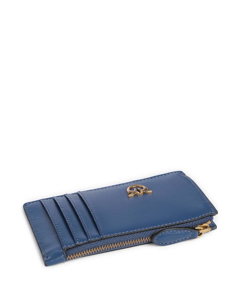 Pinko Airone Étui à cartes crédit vero blu marino/antique gold
