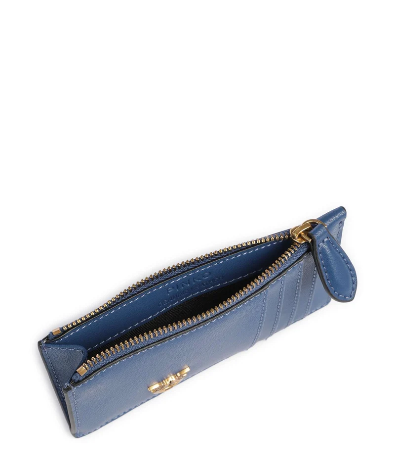 Pinko Airone Étui à cartes crédit vero blu marino/antique gold