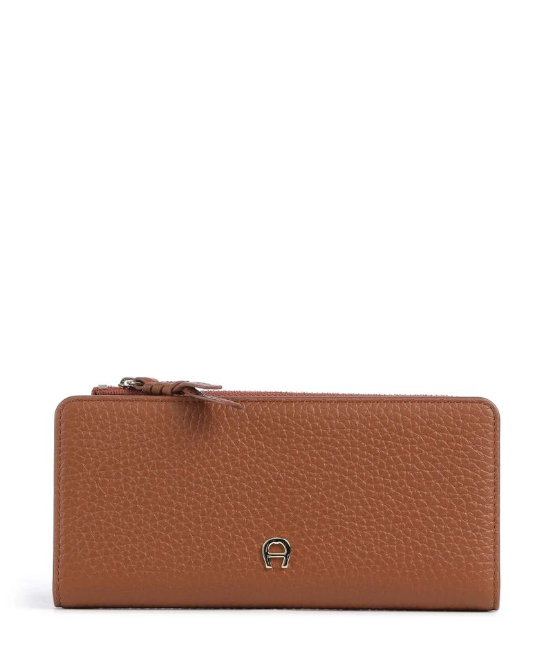 Aigner Carré Soft Portefeuille cognac brown