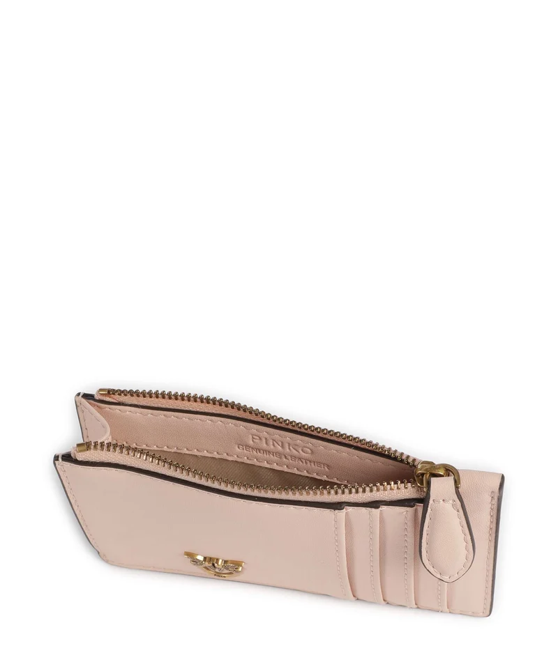 Pinko Airone Étui à cartes crédit rosa cammeo/antique gold