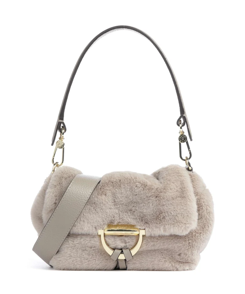 Abro Eco Fur Temi Small Sac porté épaule siena