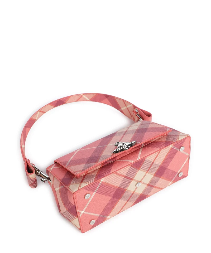 Vivienne Westwood Hazel Buccia D'Arancia Medium Sac porté épaule fraser pink