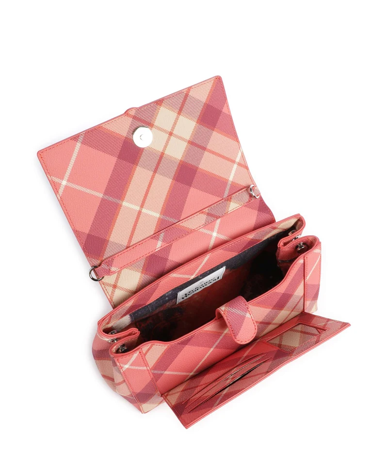 Vivienne Westwood Hazel Buccia D'Arancia Medium Sac porté épaule fraser pink