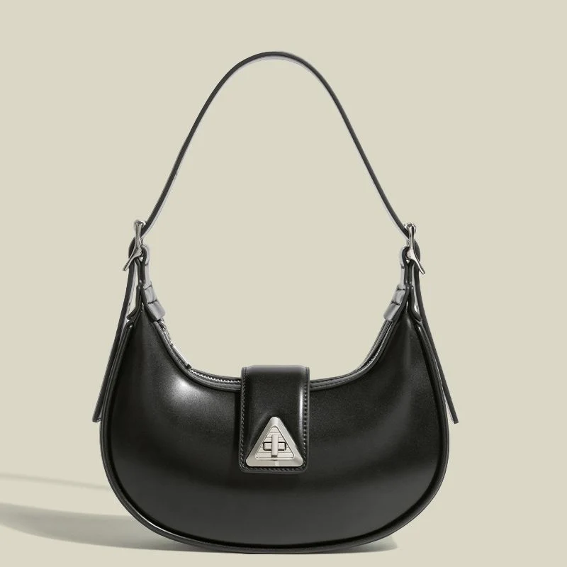 French crescent-shaped handbag