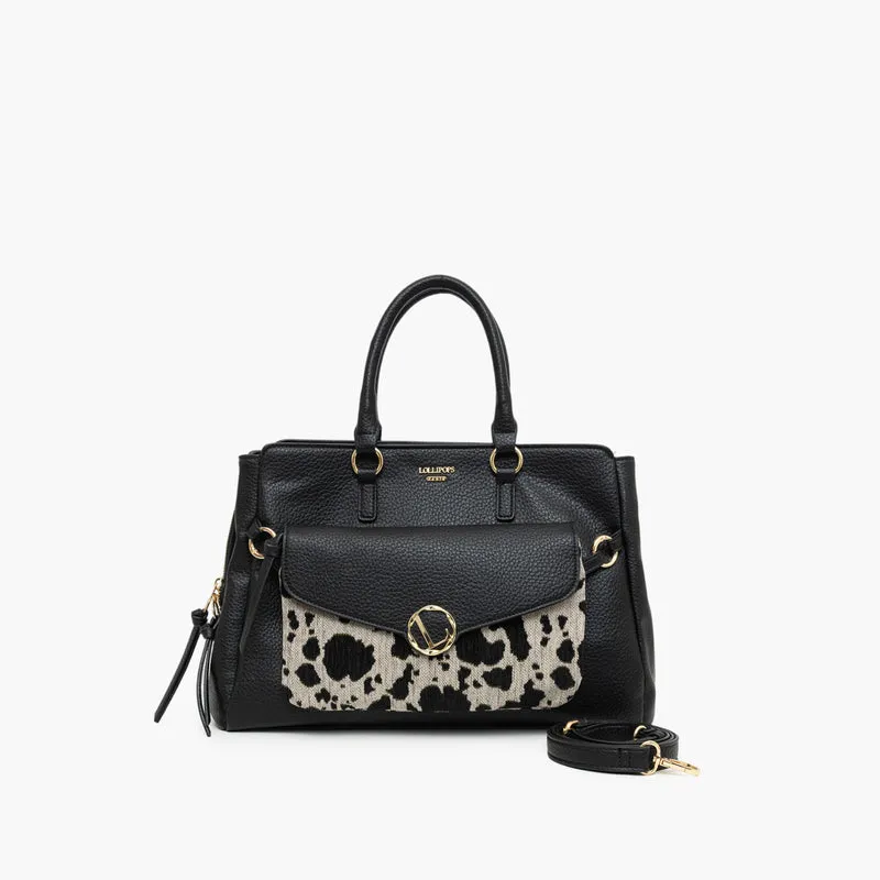 Grand sac shopper noir Tim