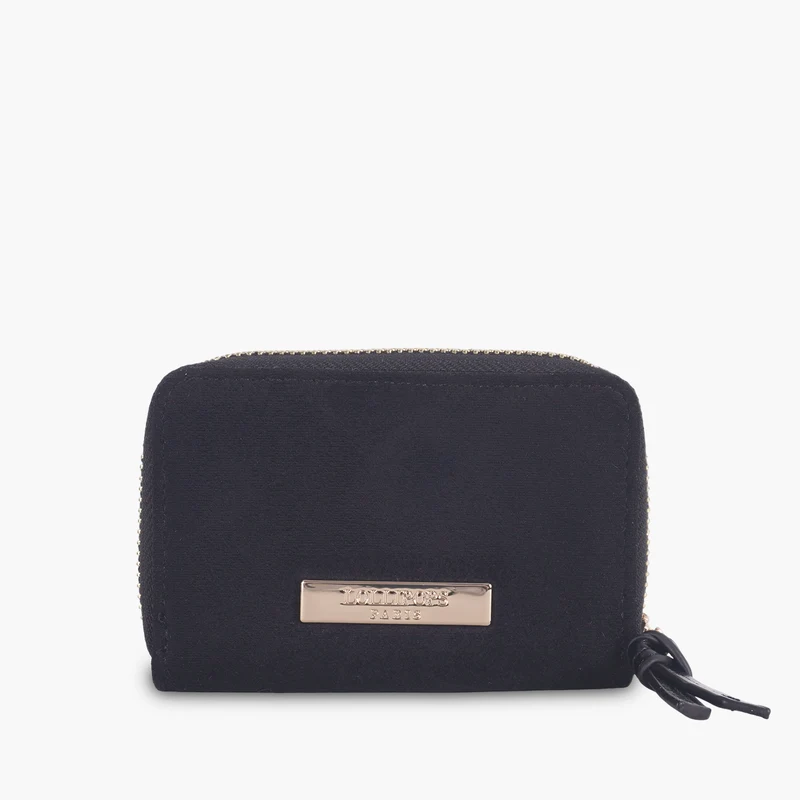Petit portefeuille noir Tarick