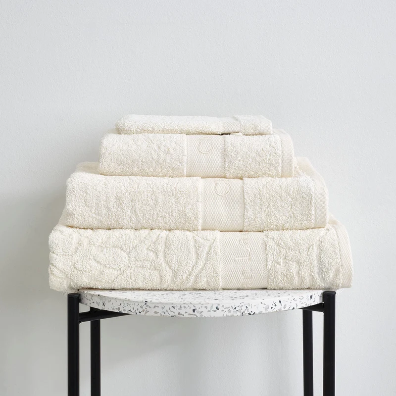 SET DE 2 SERVIETTES ET 2 DRAPS DE BAIN