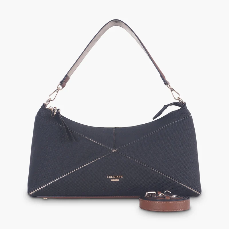 Sac porté épaule noir Tamelia