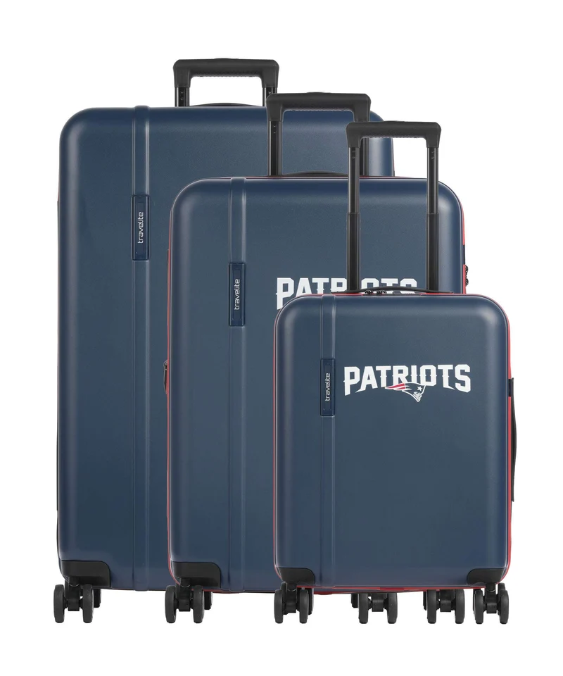 Travelite NFL Set de valise (4 roues) new england patriots
