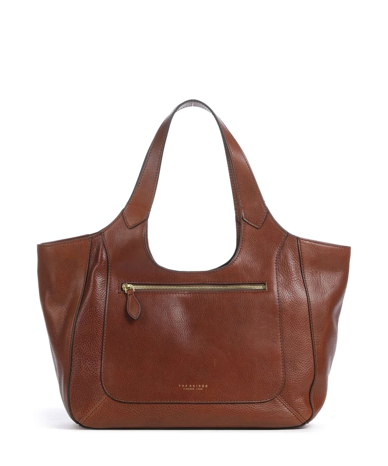 The Bridge Luce Soft Cabas marrone