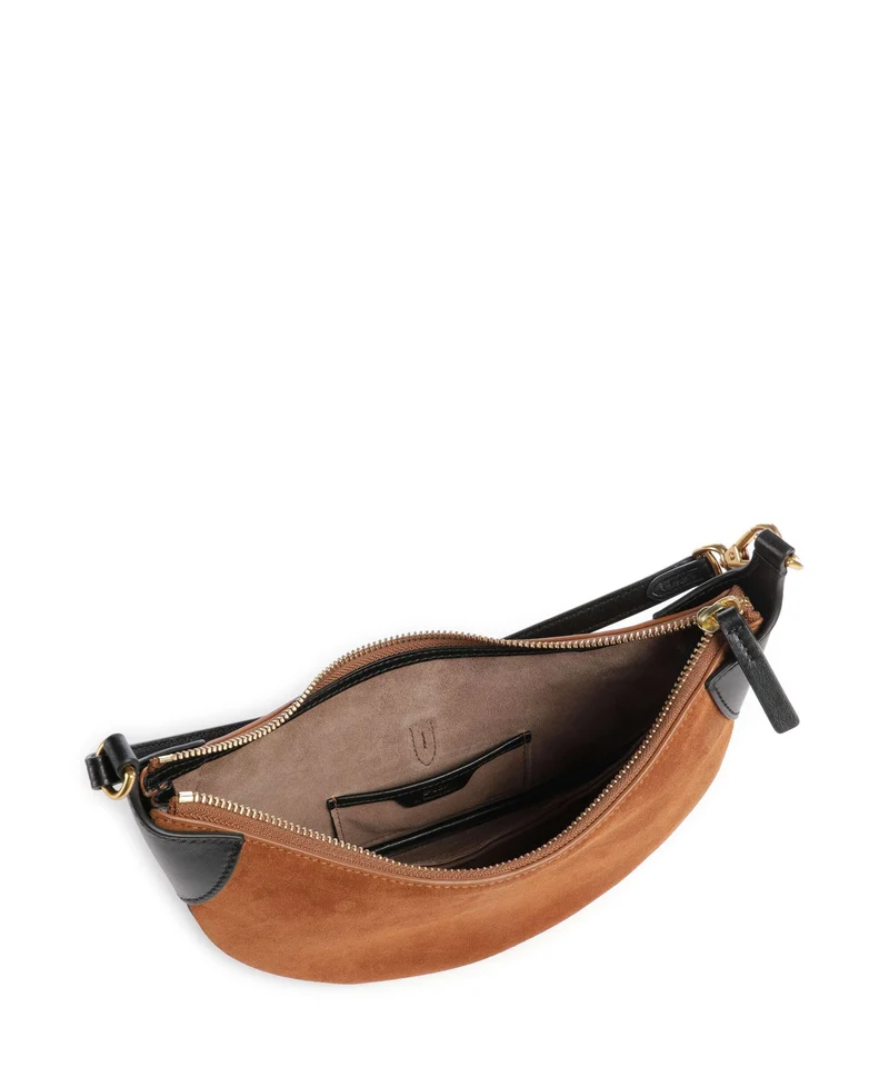 Polo Ralph Lauren ID Collection Small Sac porté épaule toffee/black