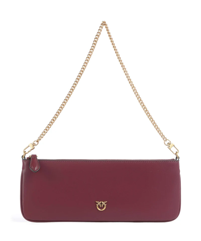 Pinko Flat Horizontal Sac porté épaule ribes intenso/antique gold