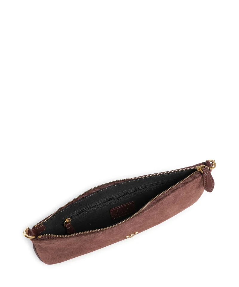 Pinko Flat Horizontal Sac porté épaule castano intenso/antique gold