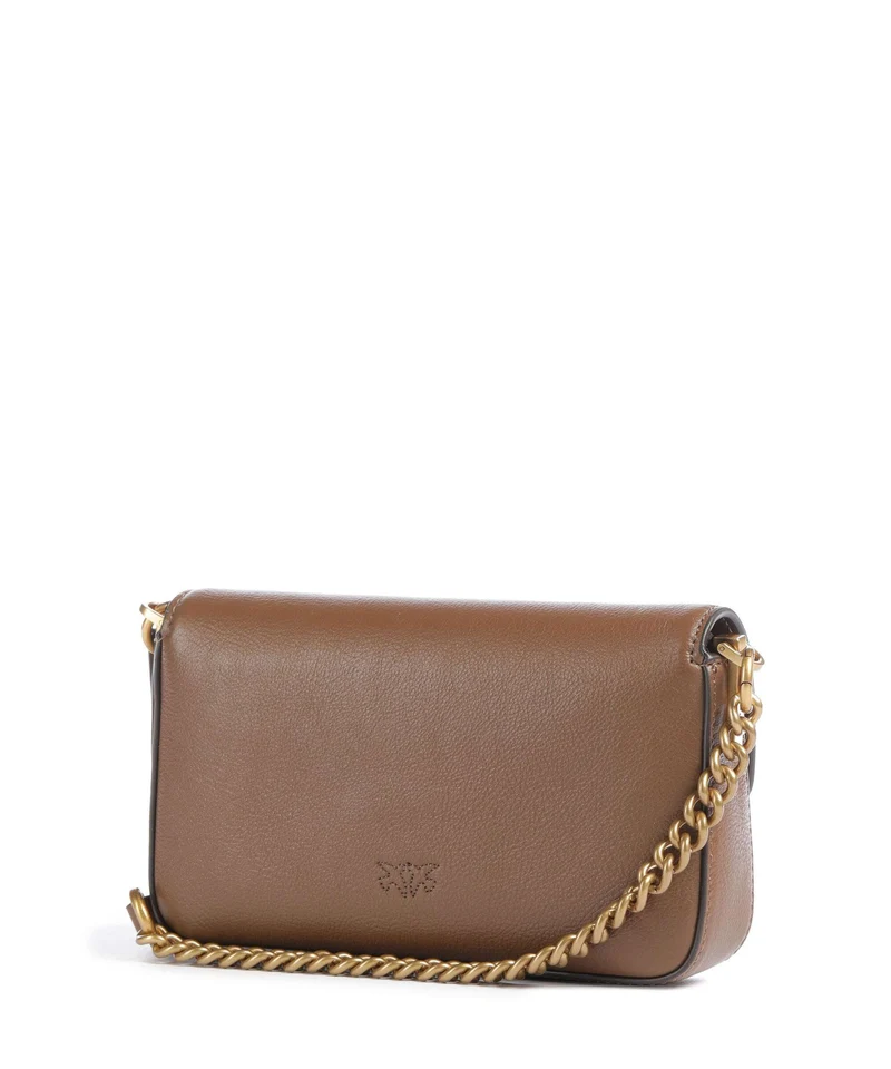Pinko Love One Baby Slouchy Sac bandoulière marrone cognac/antique gold