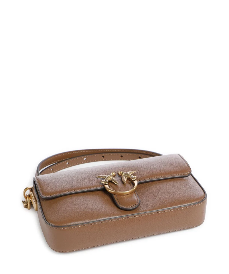 Pinko Love One Baby Slouchy Sac bandoulière marrone cognac/antique gold