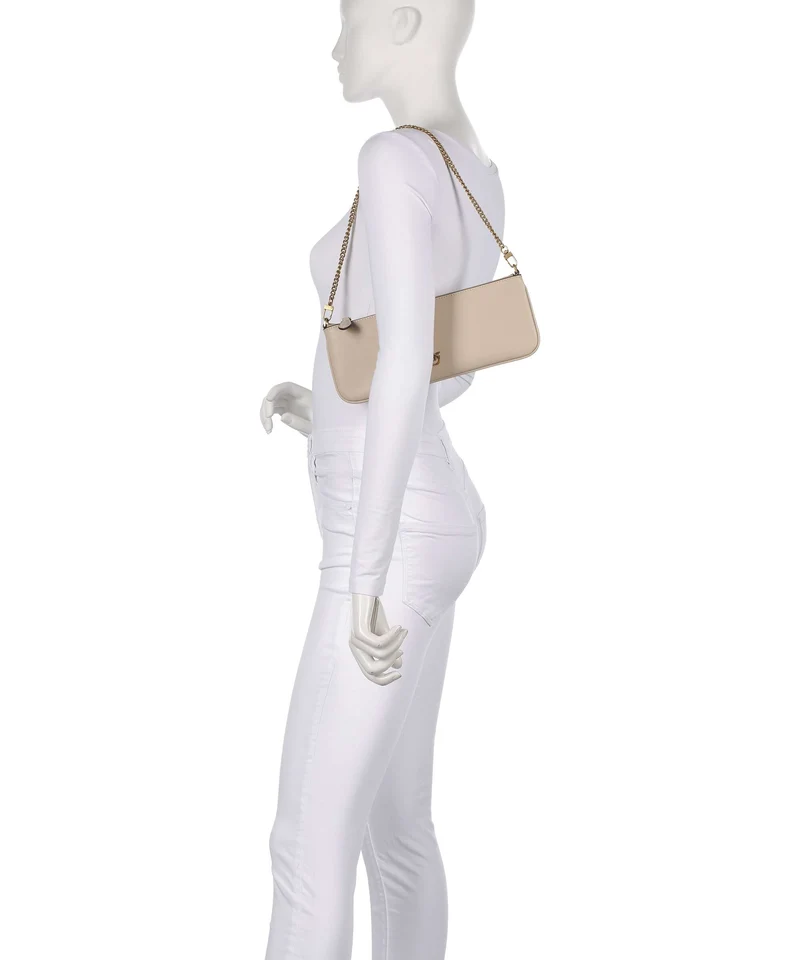 Pinko Flat Horizontal Sac porté épaule beige/grigio fumo/antique gold