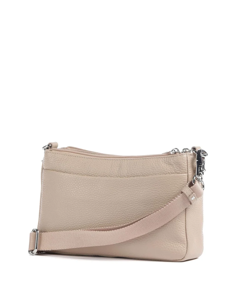 Mandarina Duck Mellow Leather Sac bandoulière warm taupe