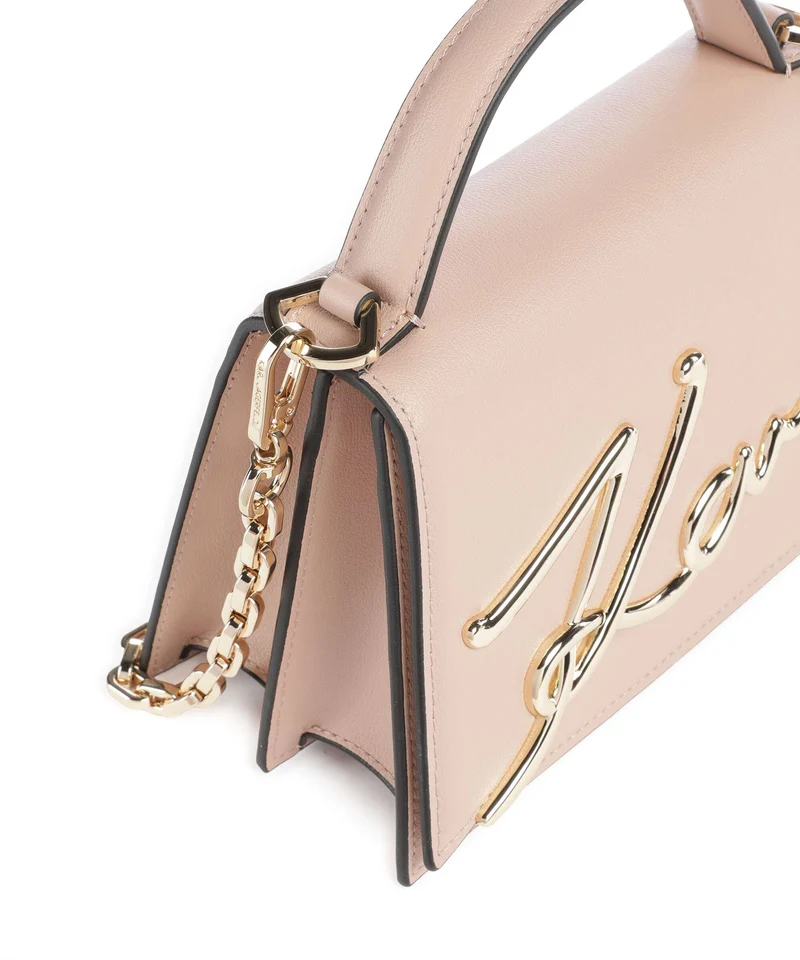 Karl Lagerfeld K/Signature 2.0 Sac bandoulière nude pink