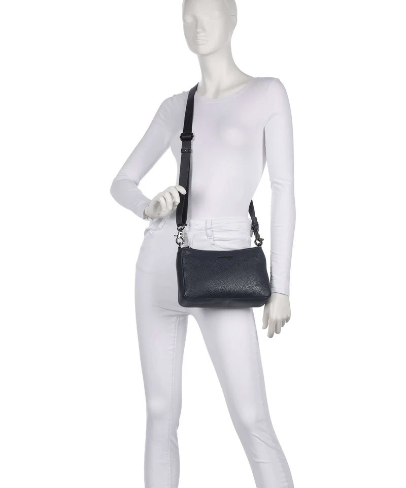 Mandarina Duck Mellow Leather Sac bandoulière dress blue