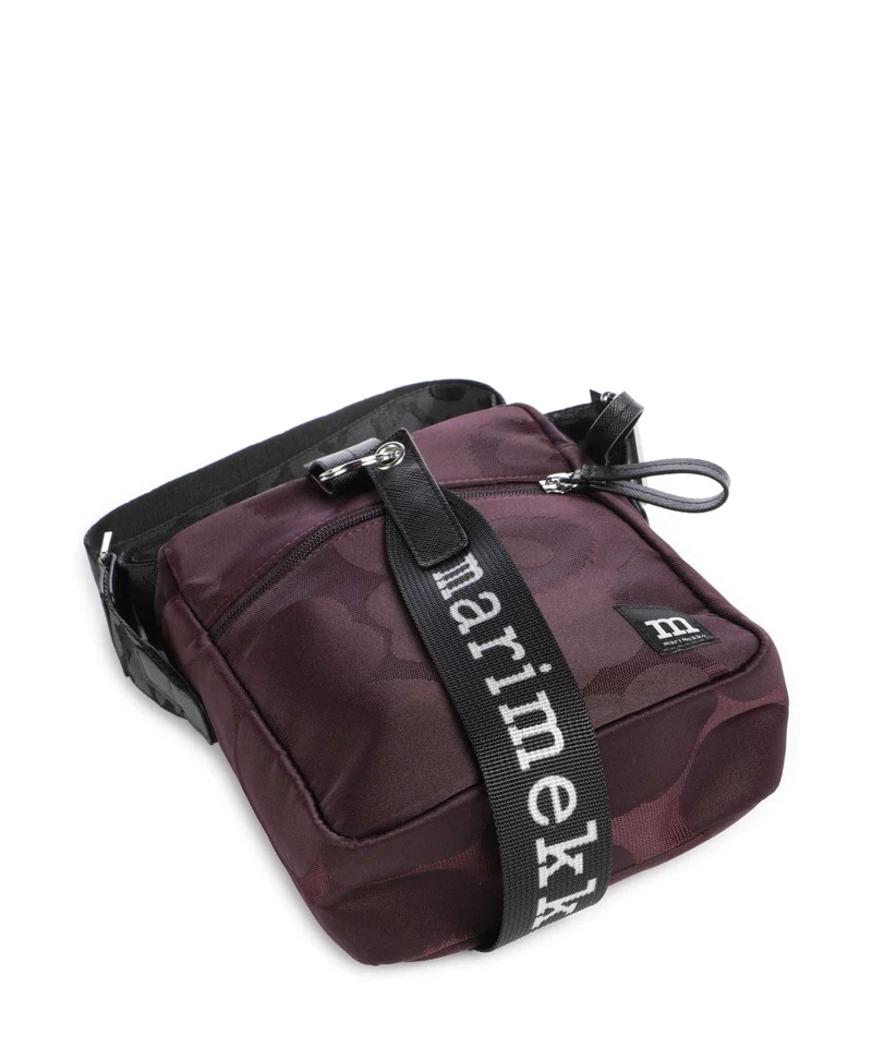 Marimekko Wear All Day Unikko Sac bandoulière wine red/dark wine