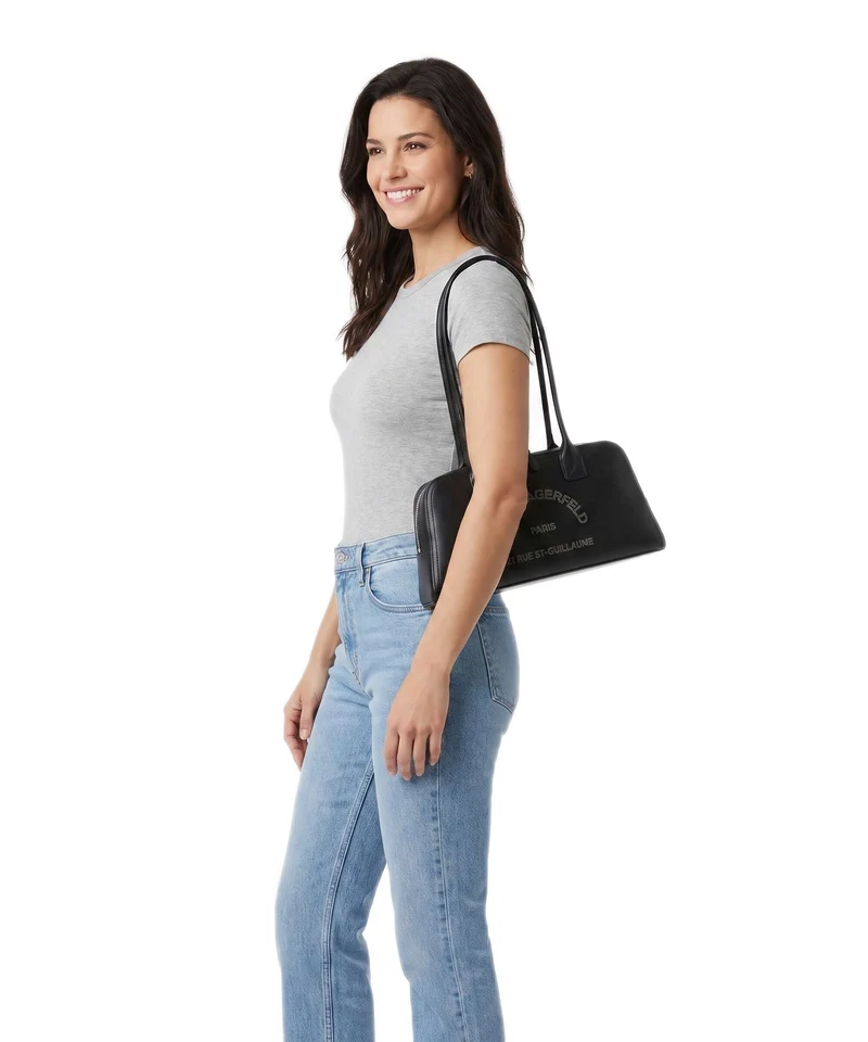 Karl Lagerfeld K/Daily Small Sac porté épaule black nickel