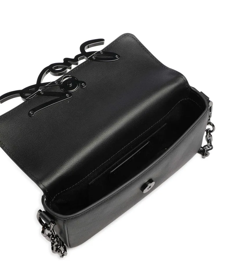 Karl Lagerfeld K/Signature 2.0 Small Sac porté épaule black/gunmetal